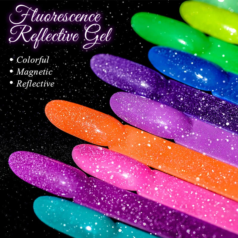 Glitter Gel Nail Polish: Semi-Permanent UV LED Formula for Stunning Nails