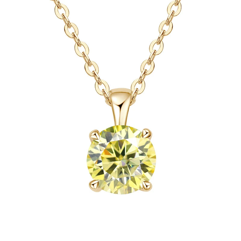 Celestial Charm: Dazzling Moissanite Necklace for Every Occasion