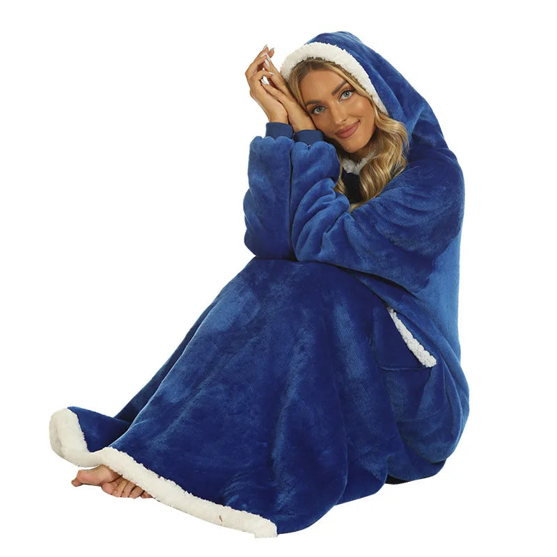 Extra Length Hooded Blanket: Experience Comfort Like Never Before