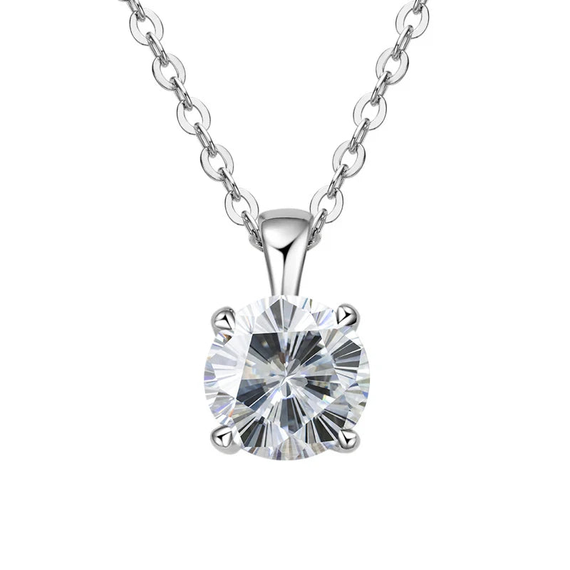 Celestial Charm: Dazzling Moissanite Necklace for Every Occasion
