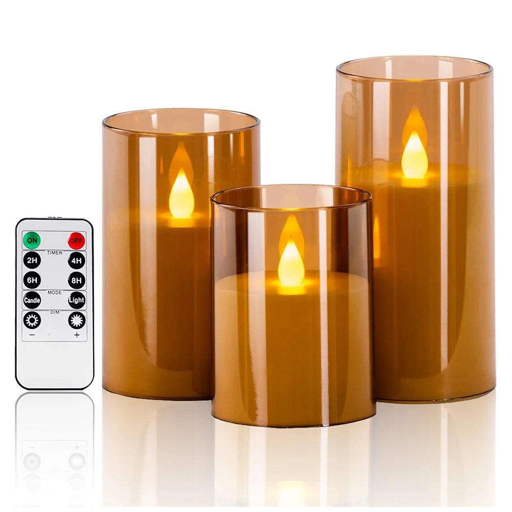 Remote-Controlled LED Candles: Effortless Ambiance for Celebrations