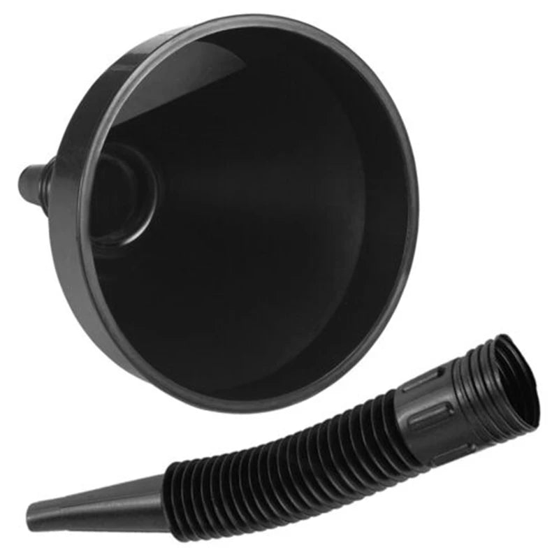 Car Engine Refueling Funnel: Includes Filter and Extension Pipe