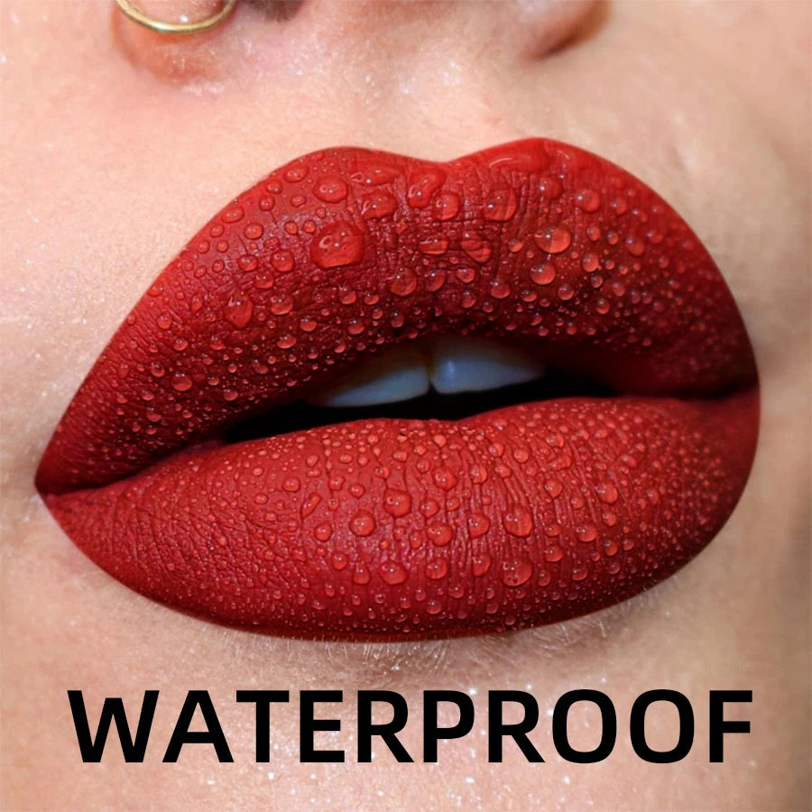 Waterproof Liquid Lipstick Set: Bold Colors for Lasting Beauty