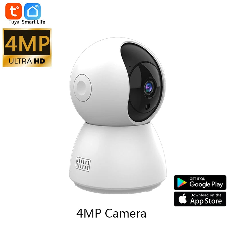 Smart Mini WiFi Camera: 4MP Indoor Surveillance with Automatic Tracking