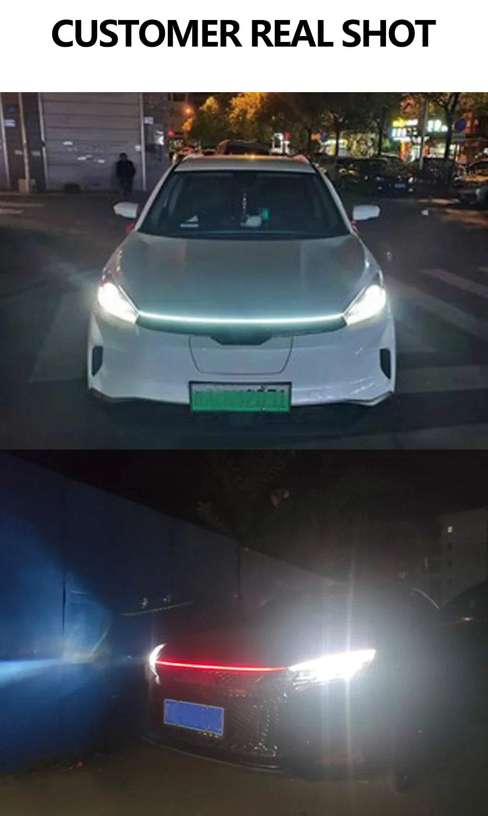150cm LED Daytime Running Light: Stylish Scan Starting Decorative Hood Lights