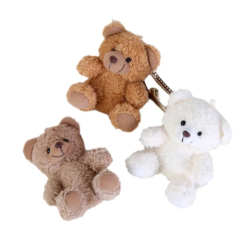 Adorable Teddy Companion: Charming Plush Keychain for All Occasions