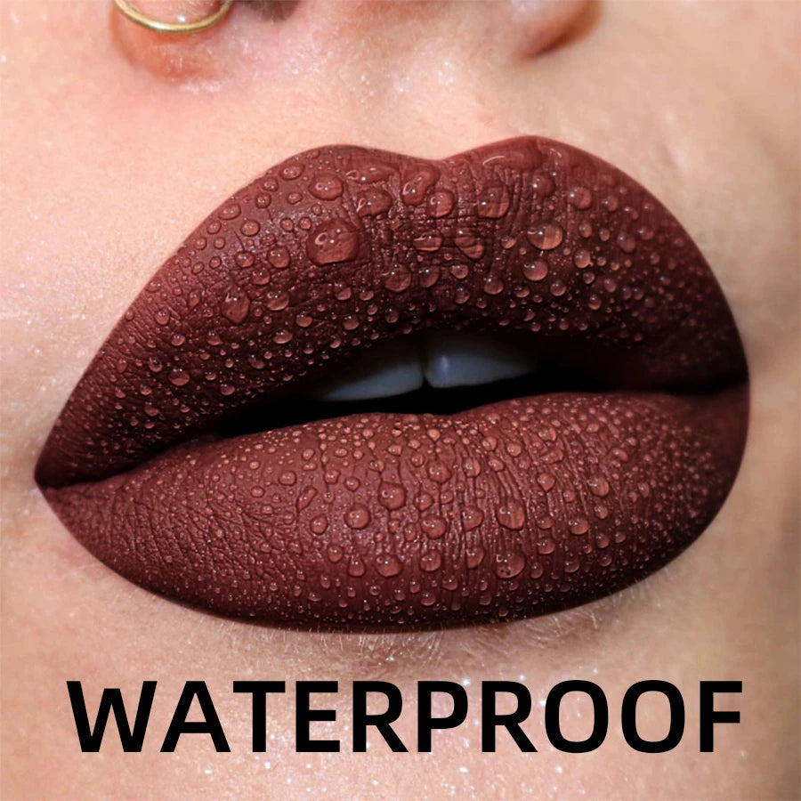 Waterproof Liquid Lipstick Set: Bold Colors for Lasting Beauty