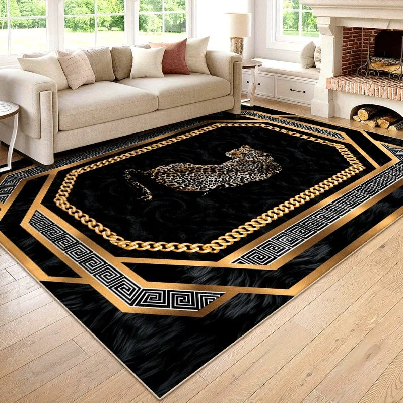 Striped Bohemian Carpet: Ideal for Bedrooms, Entryways, and Doorways