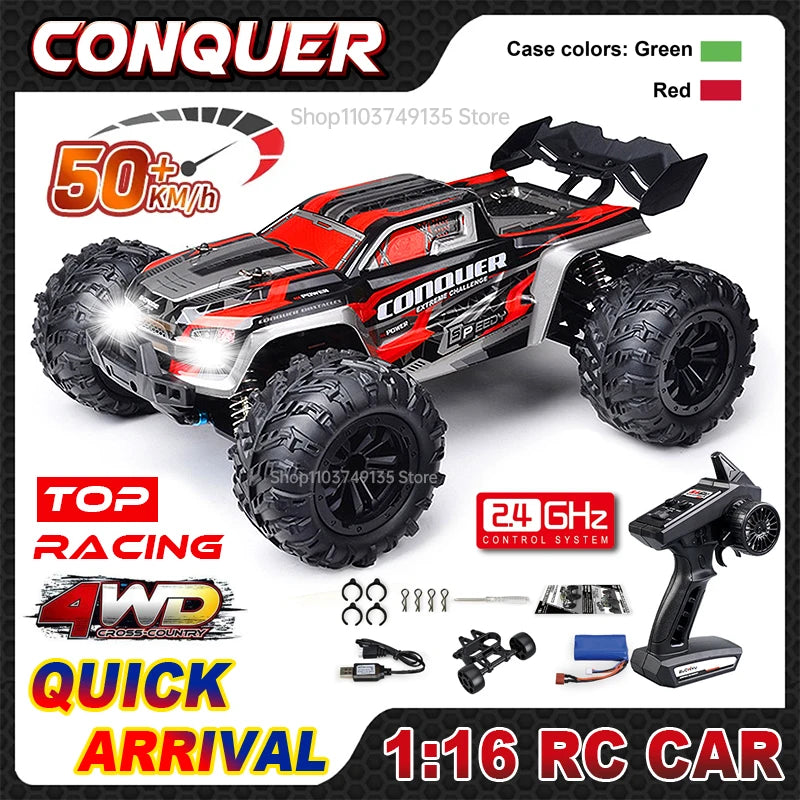 4WD Off-Road RC Monster Truck: WLtoys High-Speed Remote Control Car