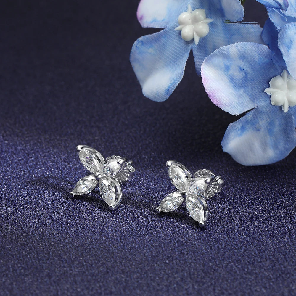 Radiant Butterfly Pendant: 1.2CT Moissanite in Sterling Silver