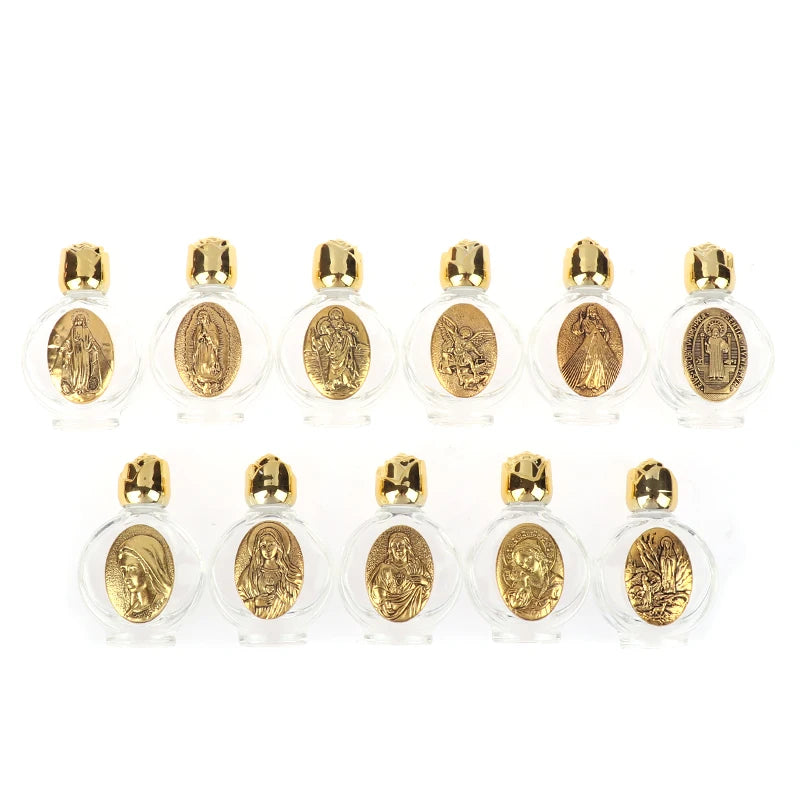 Divine Water Vessel: Holy Water Bottle for Blessings and Faith