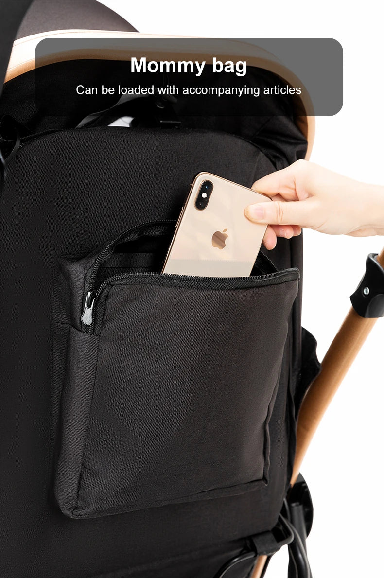 All-in-One Baby Travel System: Stroller with Raincover for Newborns