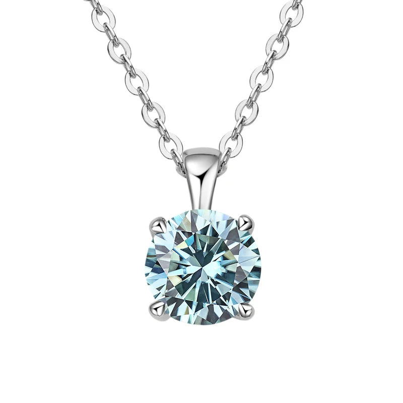 Celestial Charm: Dazzling Moissanite Necklace for Every Occasion