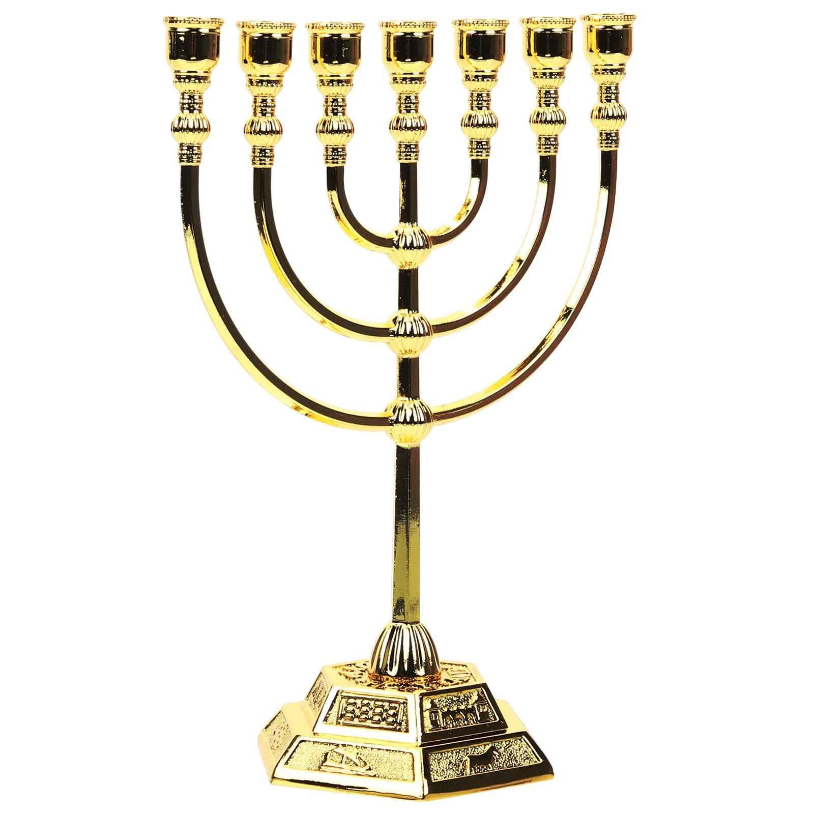 Vintage Menorah: Stylish Desktop Decor for Spiritual Ambiance