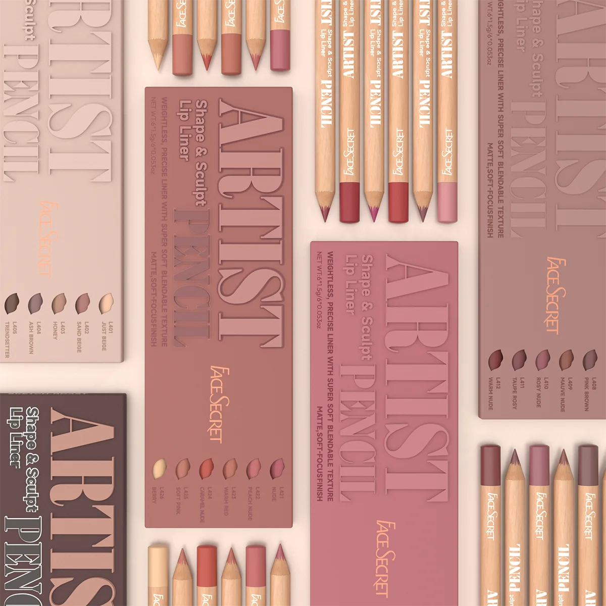 Velvet Matte Lip Definer Set: Long-Lasting Color for Every Mood