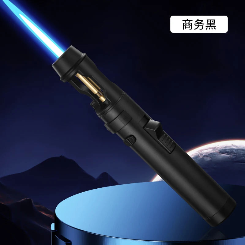 Precision Flame: Powerful Windproof Metal Gas Lighter for Every Occasion