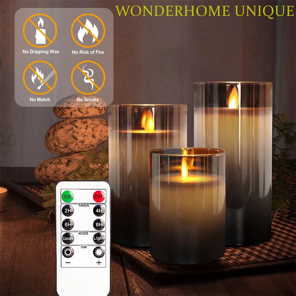 Remote-Controlled LED Candles: Effortless Ambiance for Celebrations