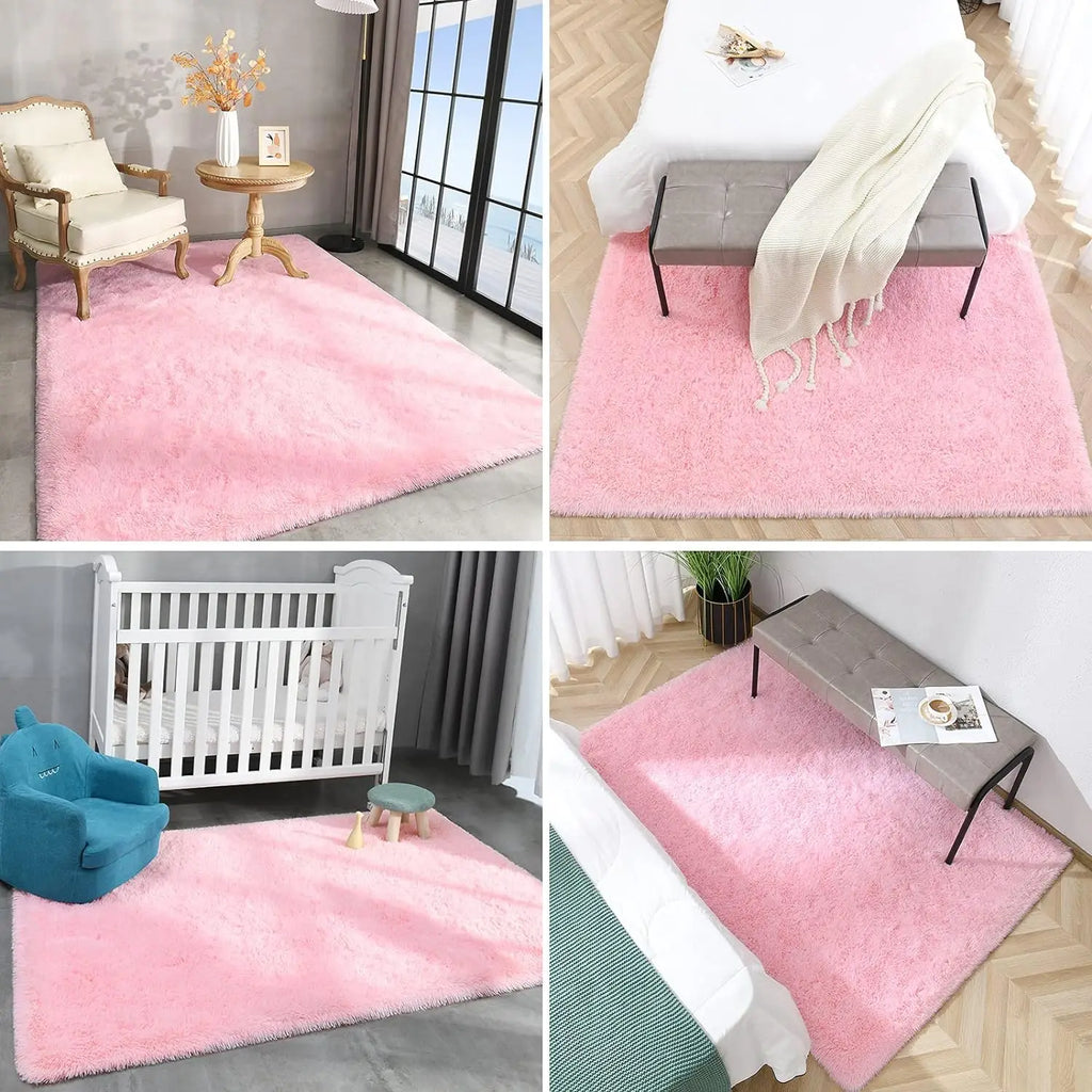 Luxurious Soft Area Rugs: Fluffy Rugs for Elegant Room Decor