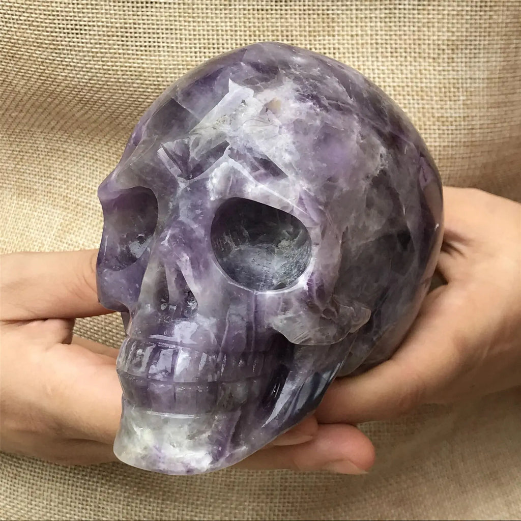 Amethyst Crystal Skull: Enhance Your Space with Healing Energy