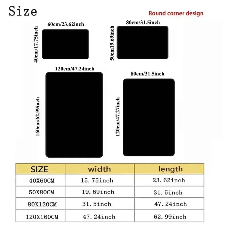 Guitar Entrance Rug: Non-Slip Mat for Doorways and Entryways