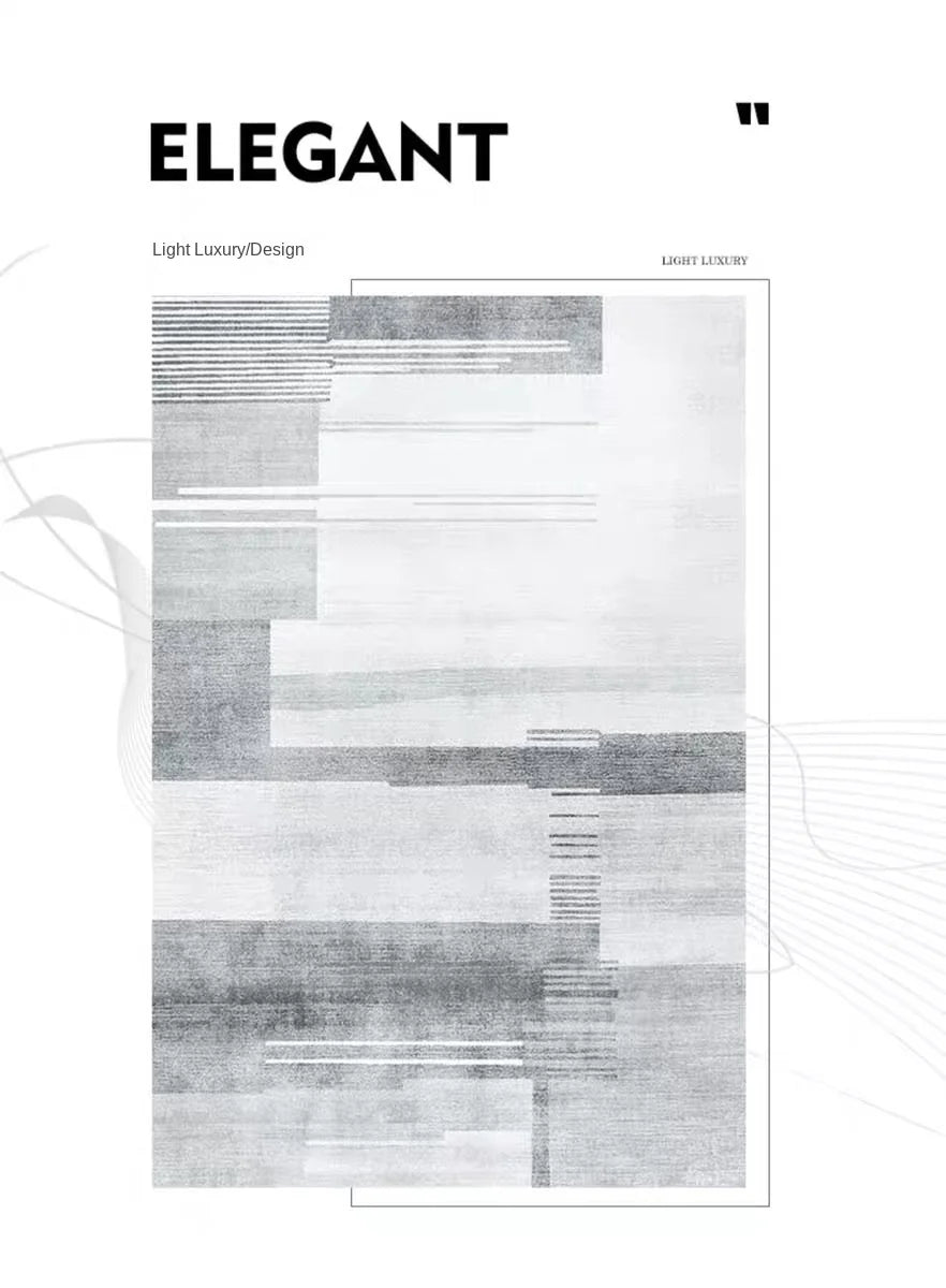 Scandinavian Entrance Rug: Light Luxury Mat for Doorways and Entryways