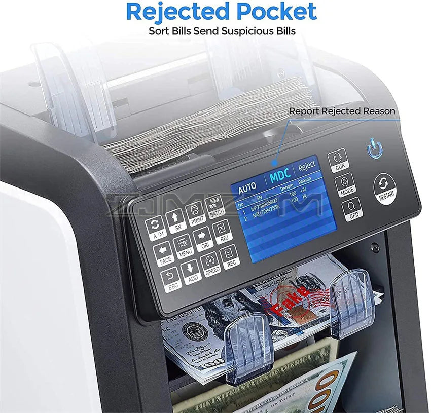 Dual Function Currency Sorter: Protect Against Counterfeits with Precision