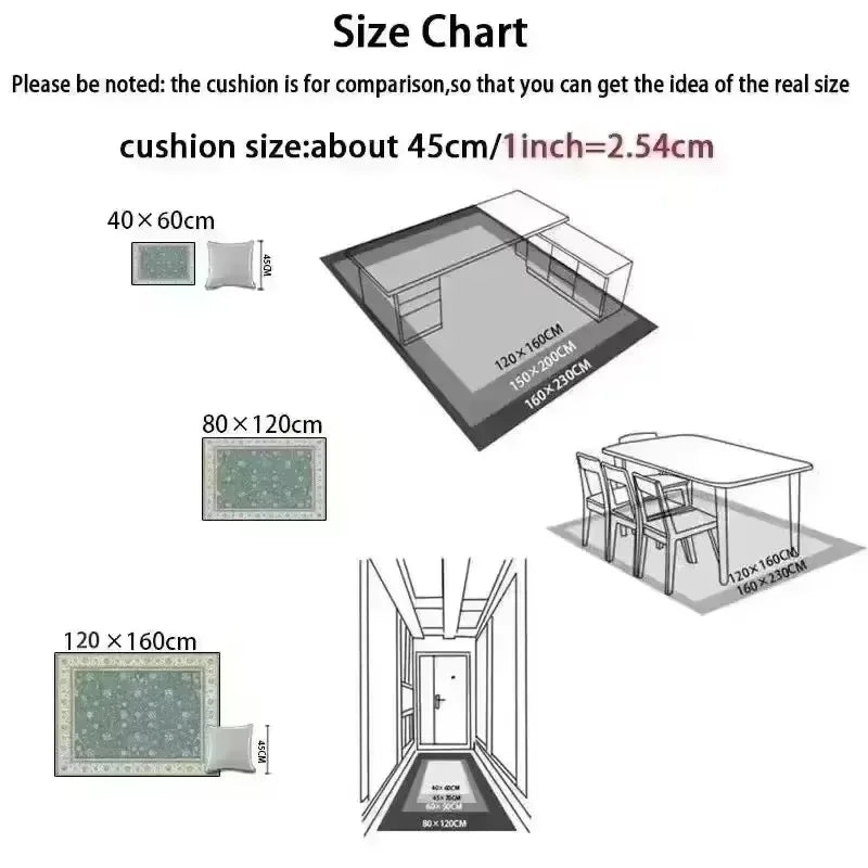 Striped Bohemian Carpet: Ideal for Bedrooms, Entryways, and Doorways