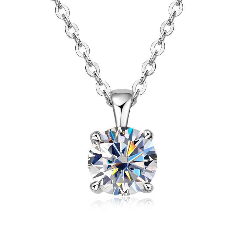 Celestial Charm: Dazzling Moissanite Necklace for Every Occasion