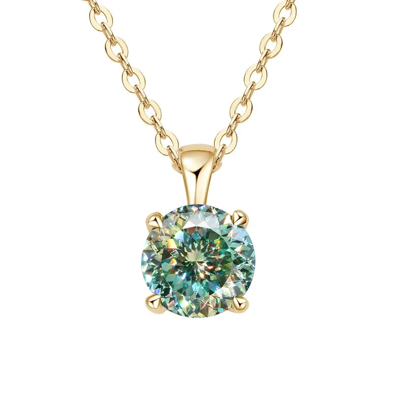 Celestial Charm: Dazzling Moissanite Necklace for Every Occasion
