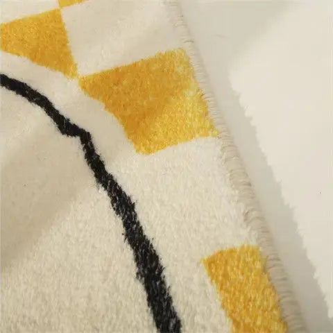 Flower Carpet: Modern Simple Mat for Bedrooms