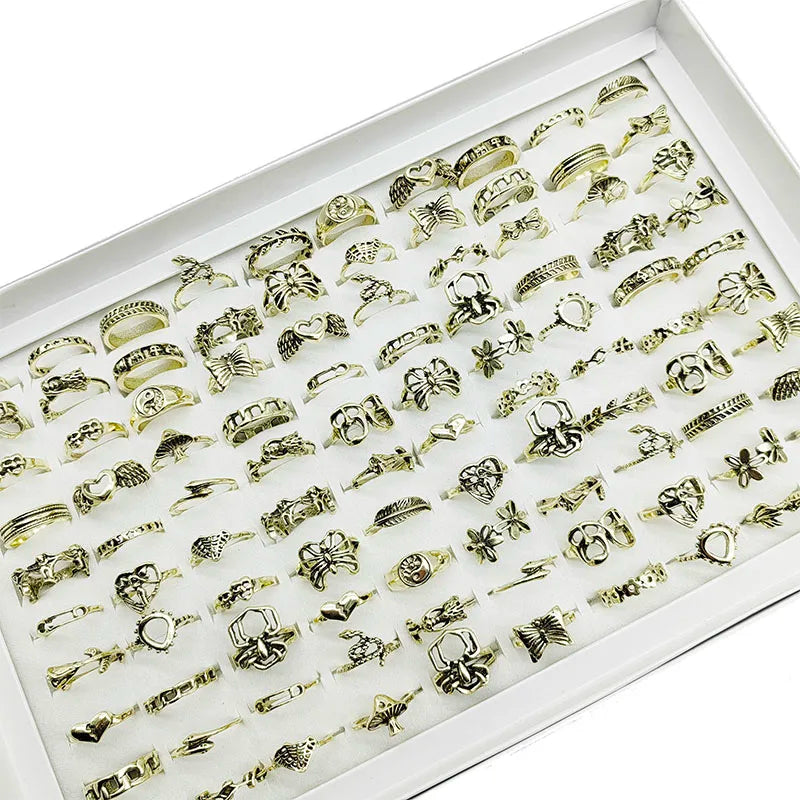 30-Piece Alloy Finger Ring Set: Unique Designs for Every Style