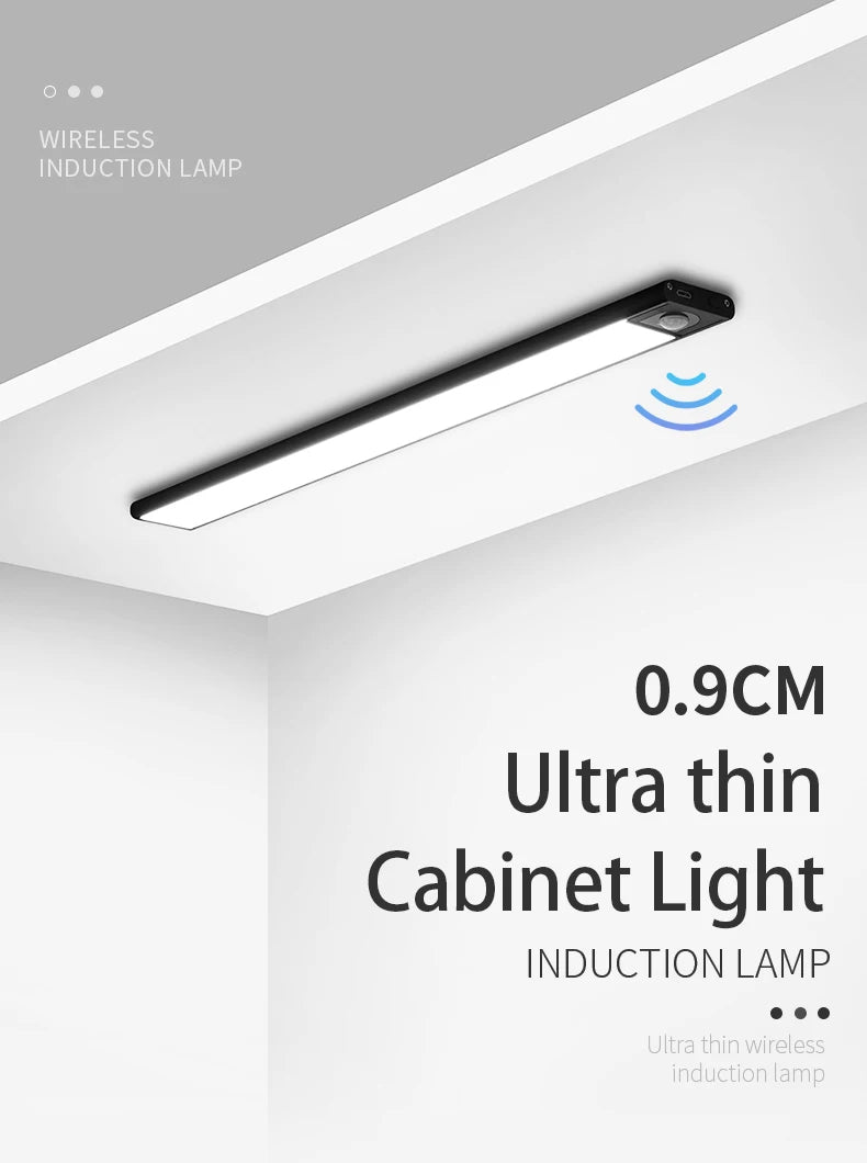 Indoor Motion Sensor LED Light: Convenient Night Lighting for Cabinets and More