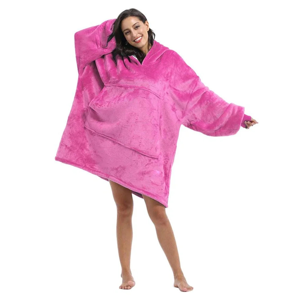 Plaid Fleece Blanket Hoodie: Ultimate Warmth and Style for Winter