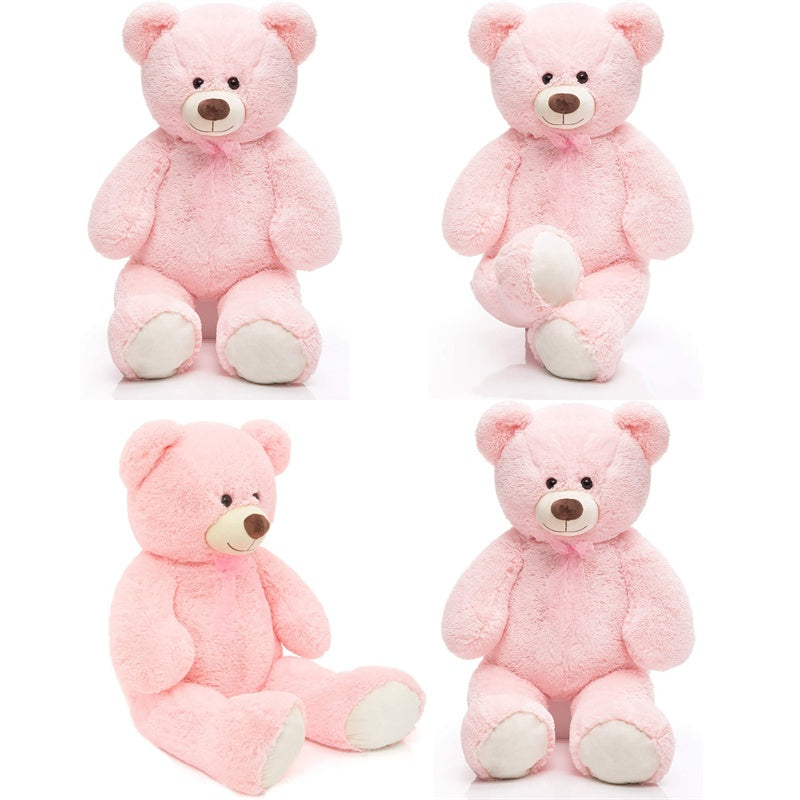 Sleek Teddy Companion: Fashionable Plush Toy for Kids