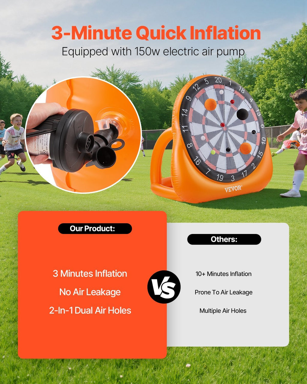 Interactive Play Experience: Giant Soccer Dart Game for Kids