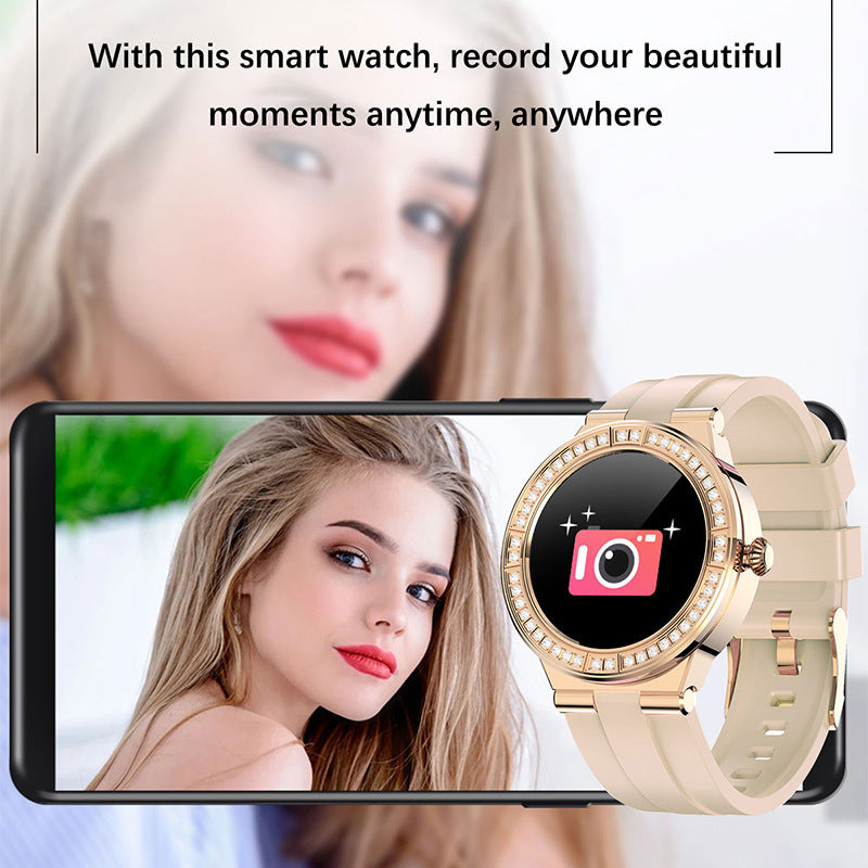 Stylish Fitness Tracker: Women's Smart Watch with Bluetooth and Pedometer Features