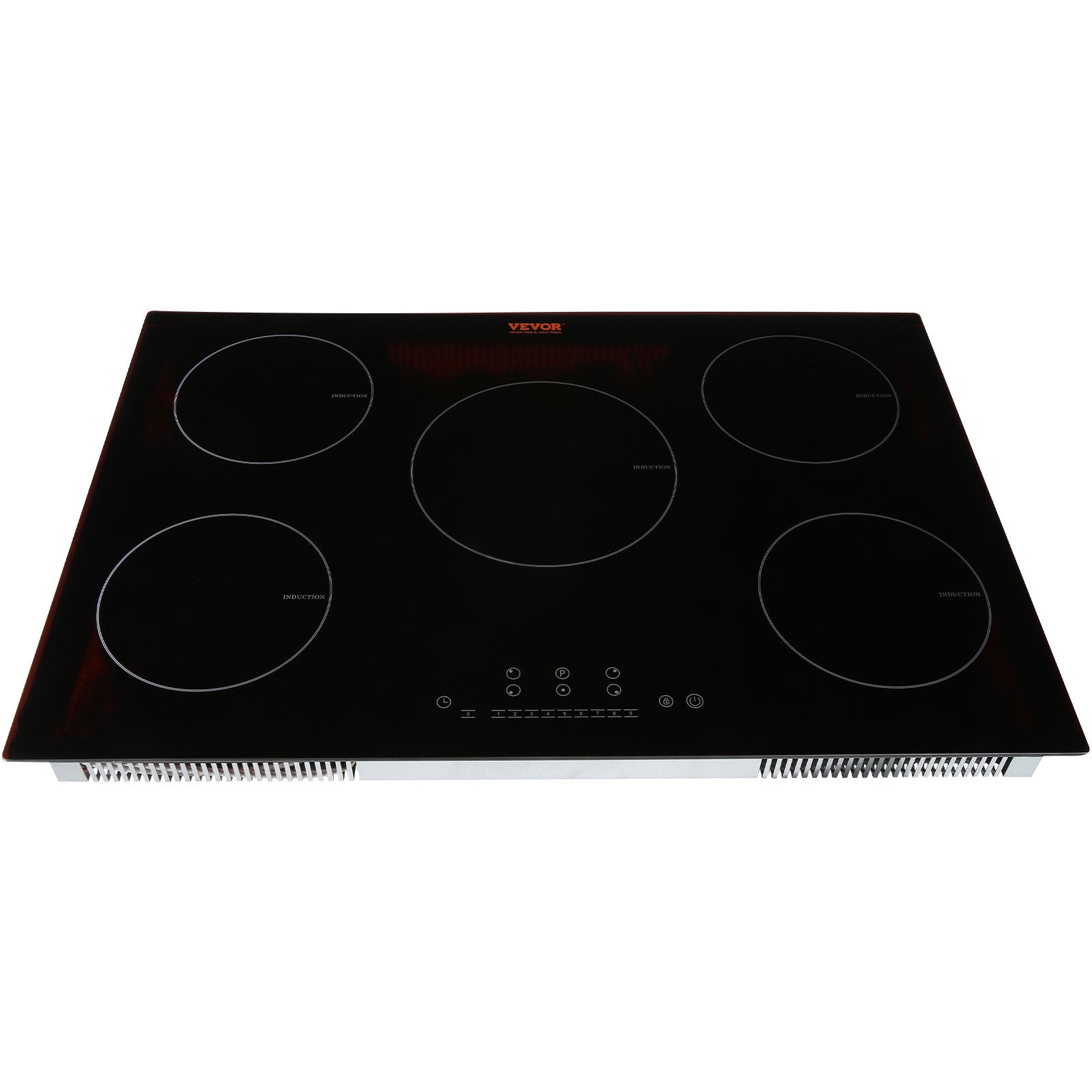 5-Burner Induction Cooktop: 30-Inch Electric Stove with Advanced Safety Features