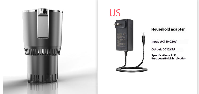 Smart Car Beverage Companion: Dual Heating & Cooling Solution for Your Travels