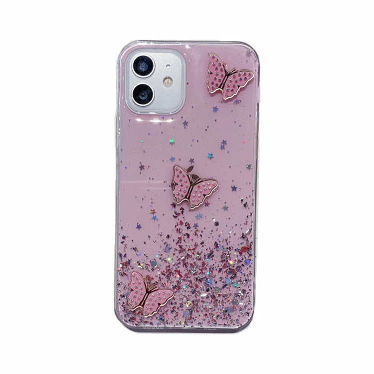 Sparkling Butterfly Case: Shimmering Protection for Your Phone