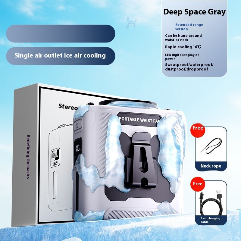 Waist-Mounted Cooling Fan: Stay Fresh on the Move