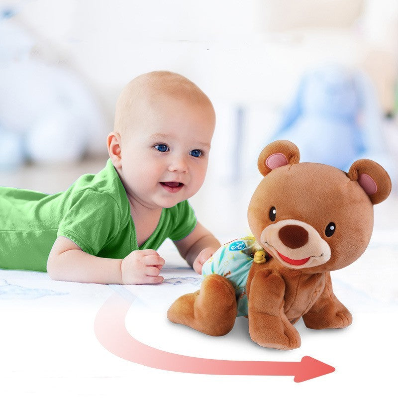 Baby's First Crawl Companion: Interactive Boo Bear Toy