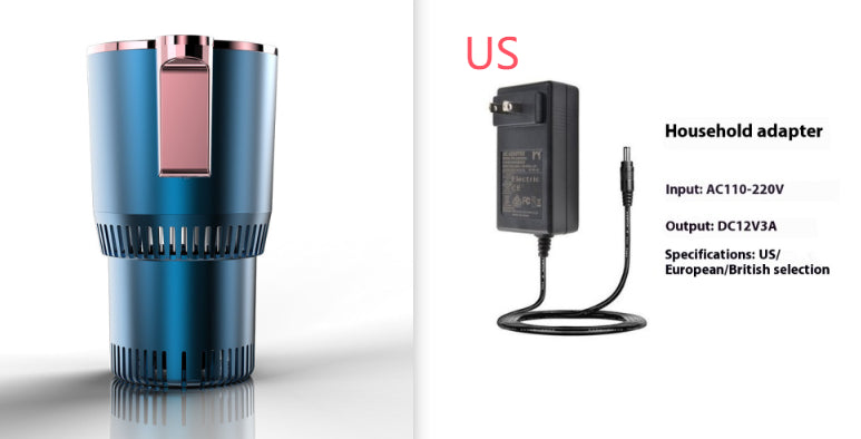 Smart Car Beverage Companion: Dual Heating & Cooling Solution for Your Travels