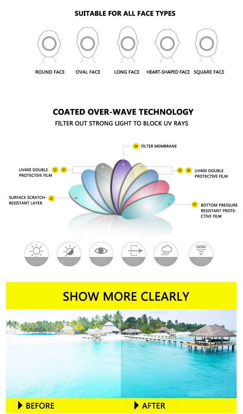 Bold Square Frame Sunglasses: Elevate Your Style with Retro Flair